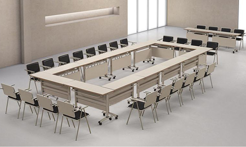 会议条桌钢架培训桌-HY02